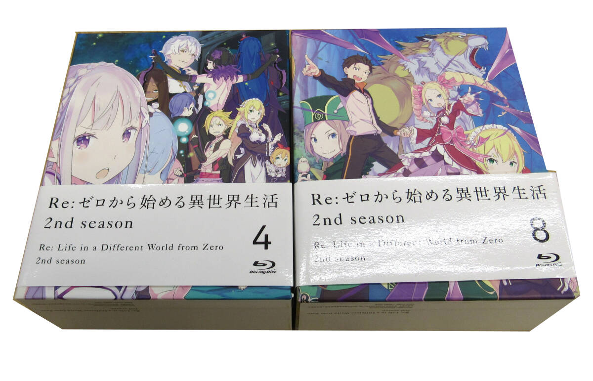 [全巻セット]Re:ゼロから始める異世界生活 2nd season 1~8(Blu-ray Disc) 収納ボックス付きの画像1