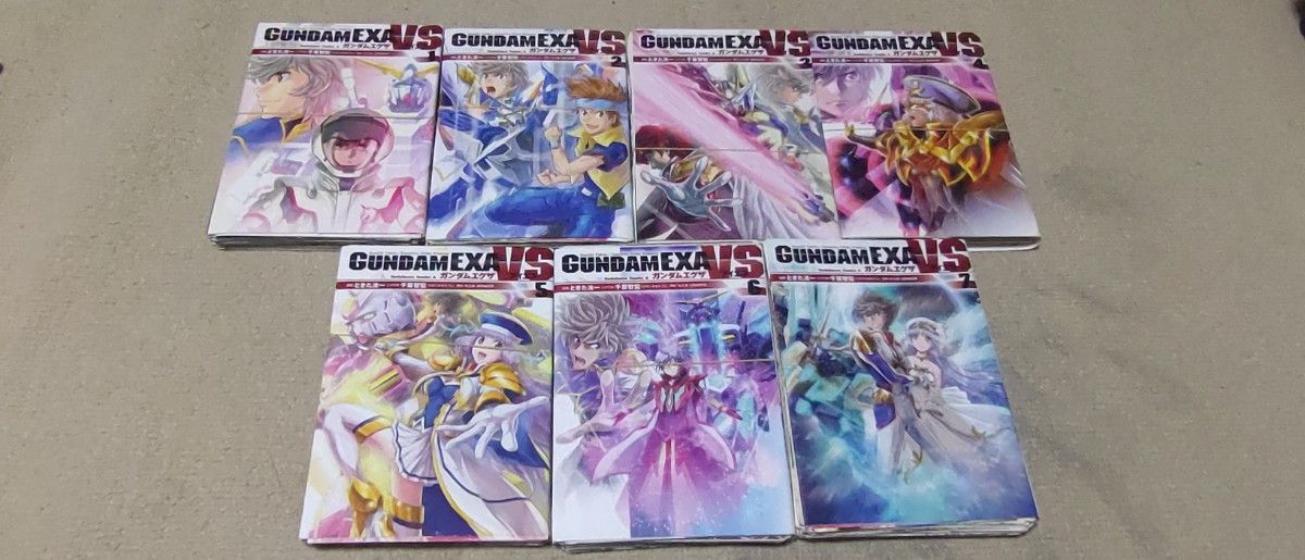 【裁断済】【全巻セット】GUNDAM・EXA 、GUNDAM EXA VS  ときた洸一 千葉智宏 矢立肇 富野由悠季