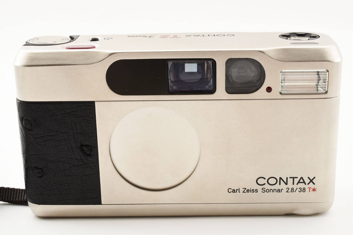 ★☆ CONTAX コンタックス T2 Platin 希少美品 箱付 動作良好！ #2091366 ★☆の画像3