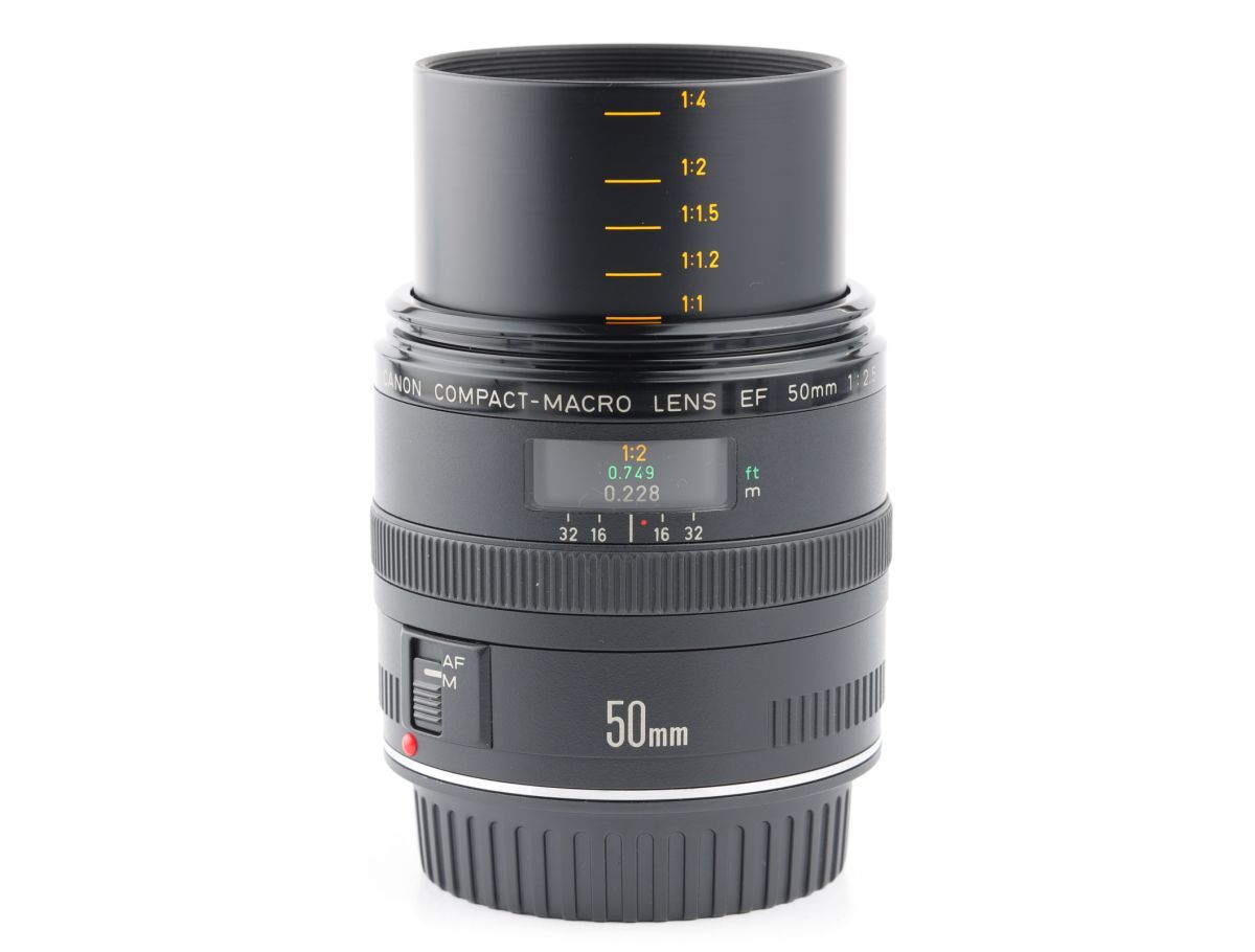 05876cmrk Canon COMPACT-MACRO LENS EF 50mm F2.5 単焦点 マクロレンズ EFマウントの画像5