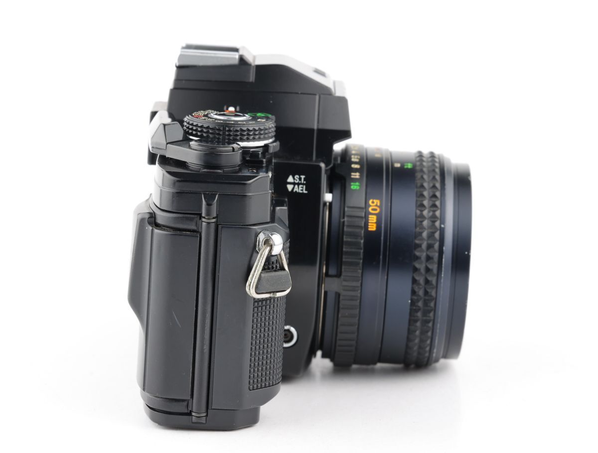 06022cmrk MINOLTA New X-700 + MD ROKKOR 50mm F1.7 MF一眼レフカメラ 標準レンズ MDマウント_画像4