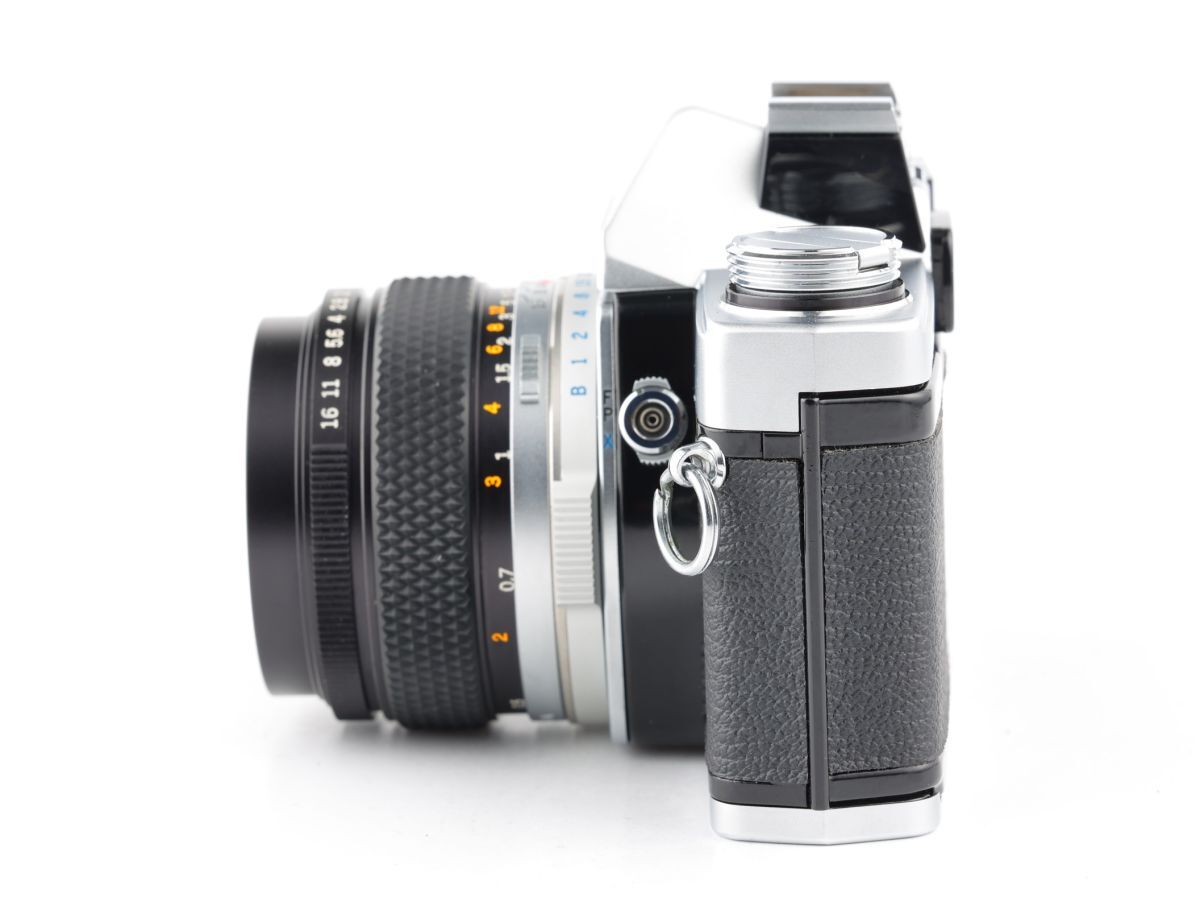 06139cmrk OLYMPUS OM-1 ＋ G.ZUIKO AUTO-S 50mm F1.4 標準 レンズ MF一眼レフカメラ_画像2