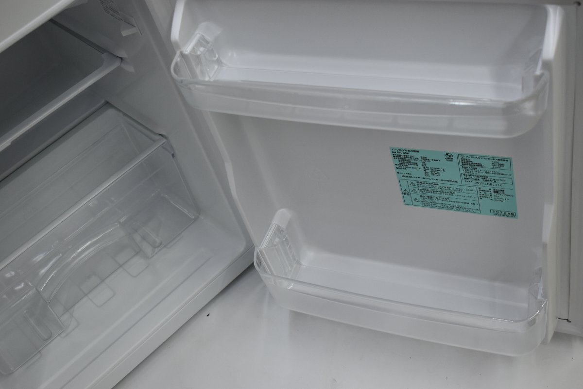 ☆冷蔵庫 2ドア冷蔵庫 （右開きタイプ）85L  2020年 [冷凍室 25L冷蔵60L] ホワイト  BR-85A☆★10316の画像4