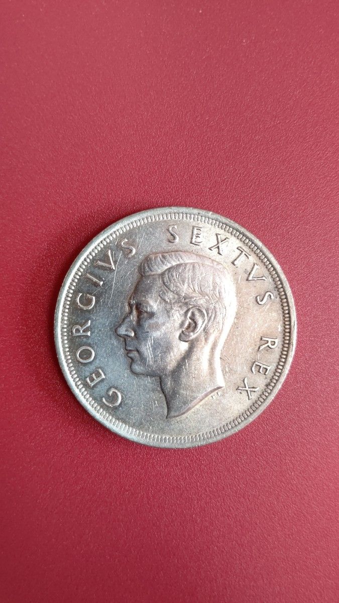 1952年  南ア  ケープタウン発見300周年記念銀貨