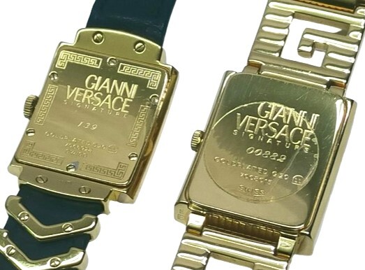 GIANNI VERSACE ヴェルサーチ 時計 メデューサ ゴールドカラー ヴィンテージ 2点セット_画像7