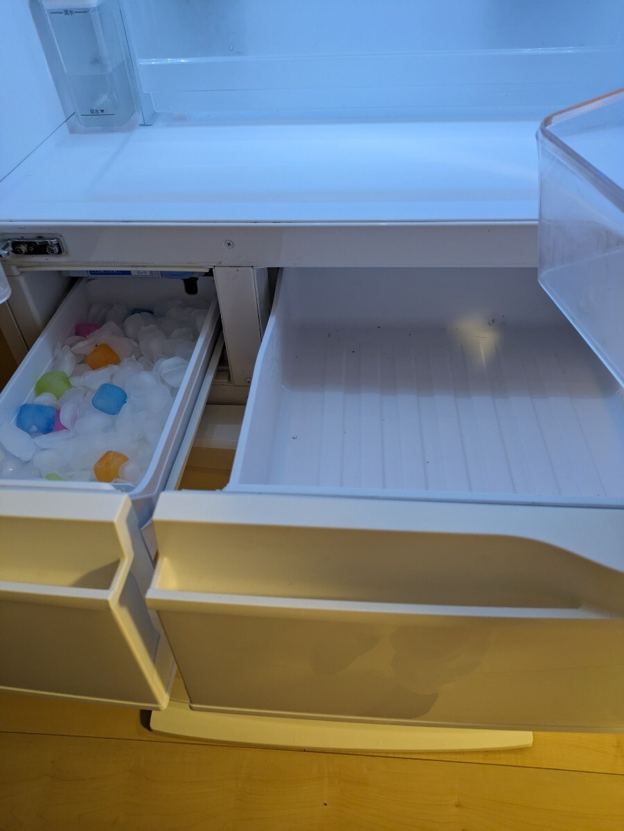 2018年製　冷蔵庫　Panasonic NR-FVF453-W WHITE 観音開き 自動製氷 パナソニック 6ドア ノンフロン冷凍冷蔵庫_画像8
