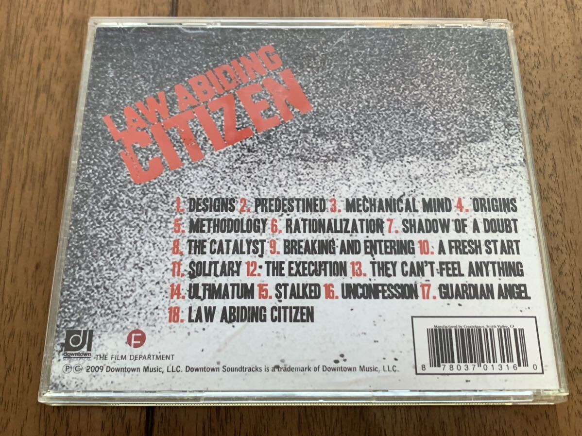 CD「完全なる報復 LAW ABIDING CITIZEN」ブライアン・タイラー 即決！の画像2