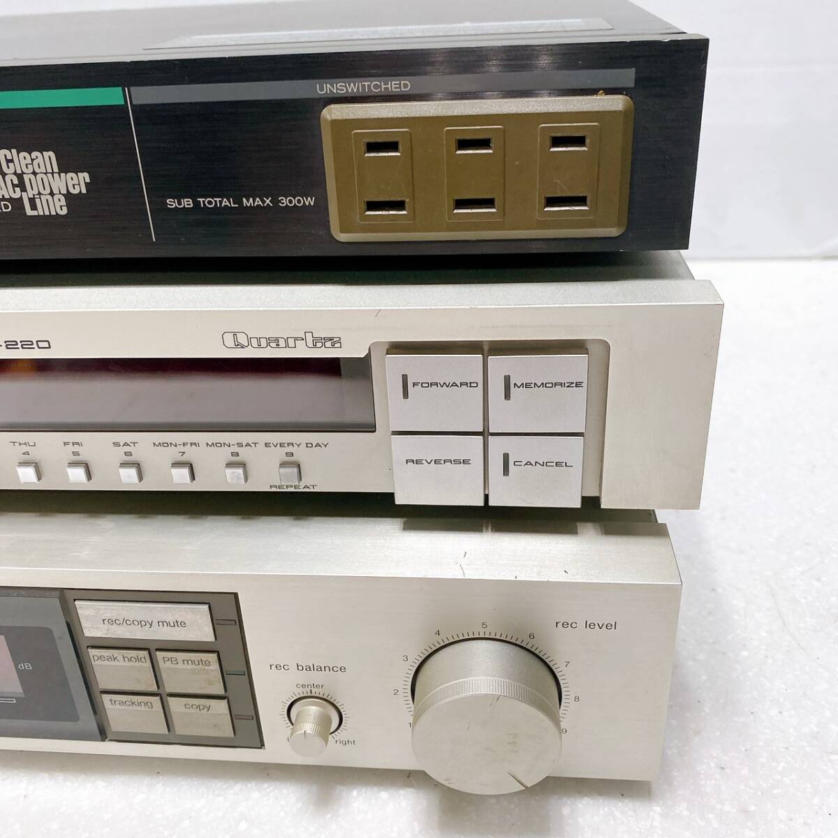 まとめ売り オーディオ機器 TEAC AV-P35 / Akai ET-220 /TECHNICS SC-100 _画像4