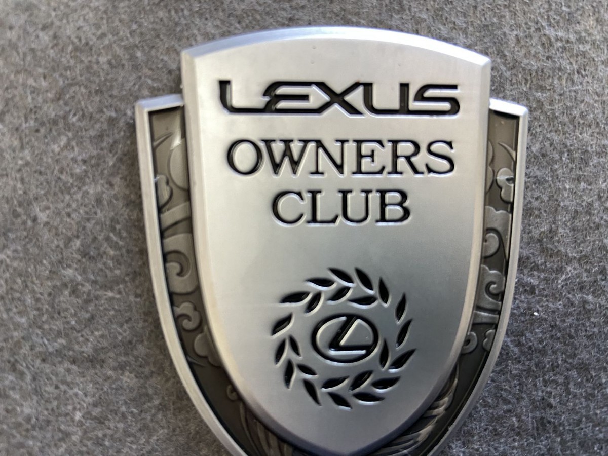 * Lexus LEXUS*08* металл стикер эмблема 3D украшать metal машина эмблема переводная картинка оборудование орнамент 1 листов серебряный 