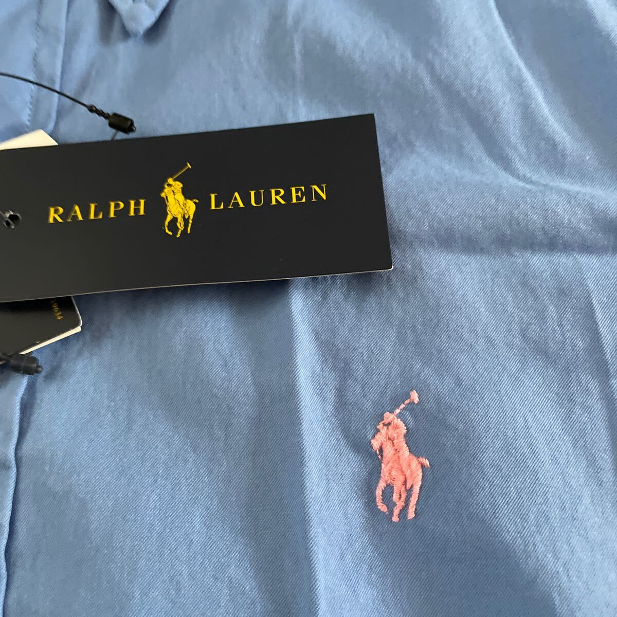 イングランド 代表 新品 polo Ralph Lauren slim fit blue shirts ポロ ラルフローレン スリムフィット シャツ　トップス_画像3