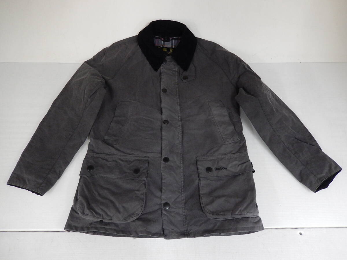 Barbour ASHBY 　WAX　Jacket　サイズS　MWX0339GY93　バブアーアシュビー　ワックスジャケット_画像1