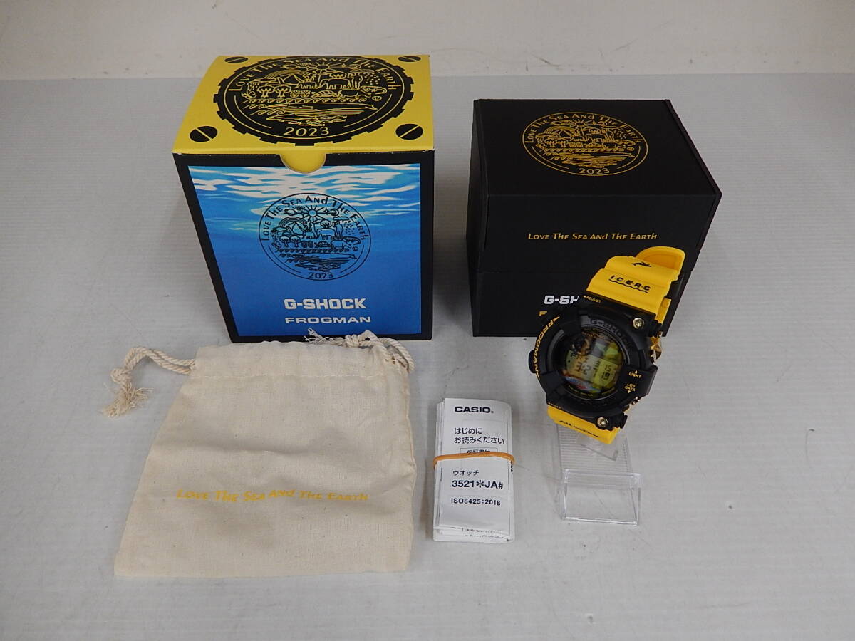 CASIO 　G-SHOCK　アイサーチ ジャパン コラボ フロッグマン GW-8200K-9JR　Love The Sea And The Earth_画像1