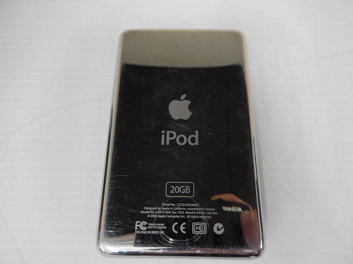 iPod (Touch Wheel)　20GB　A1019　第2世代　本体のみ_画像2