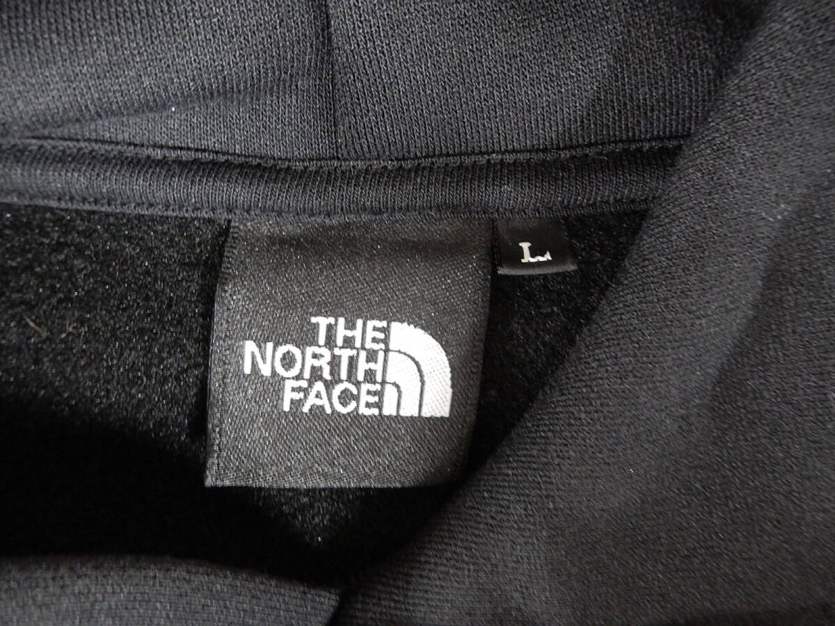 THE NORTH FACE ノースフェイス Square Logo Hoodie 　NT62338　サイズL　黒　スクエアロゴフーディ_画像6