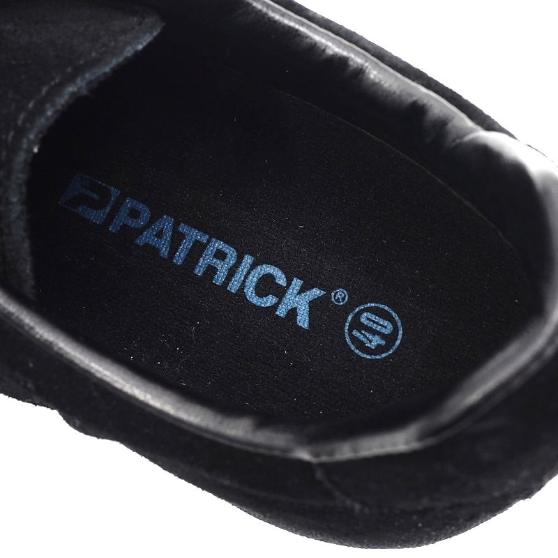 A05164J75 не использовался товар PATRICK/OCEAN Fidlock замша кожа спортивные туфли [ размер :40(25cm)] черный 503621 Patrick 