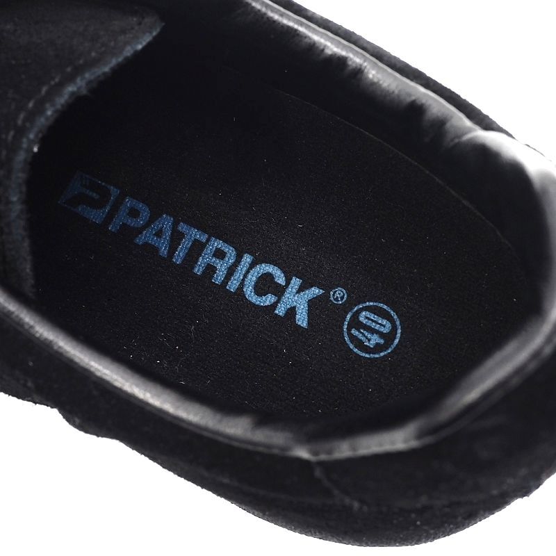 A05164J75 未使用品 PATRICK/OCEAN Fidlock スエードレザー スニーカー 【サイズ：40(25cm)】 ブラック 503621 パトリック_画像4