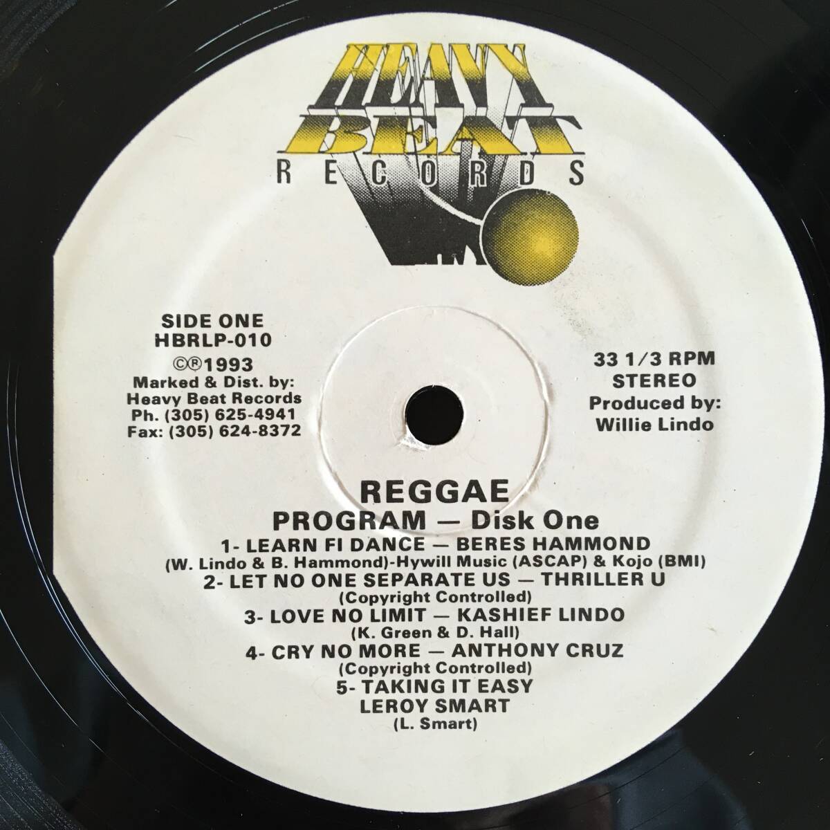 Various / Reggae Program Disk One　[Heavy Beat Records - HBRLP-010]_画像3