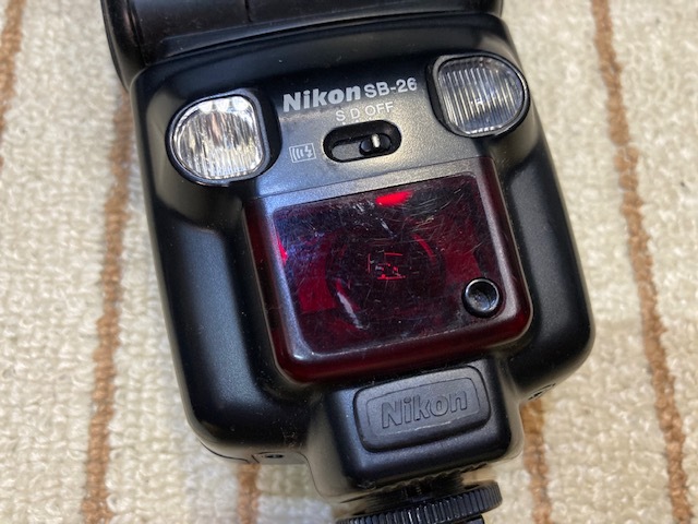 【USED】Nikon スピードライト SPEEDLIGHT SB-26　純正ソフトケース　動作未確認_画像2