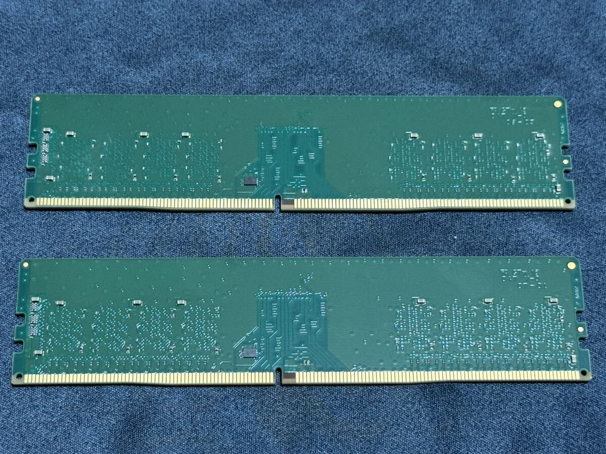 ②CRUCIAL DDR4-3200MHz 32GB (16GB×2) CT16G4DFRA32A 動作確認済み デスクトップ用 PCメモリ_画像2