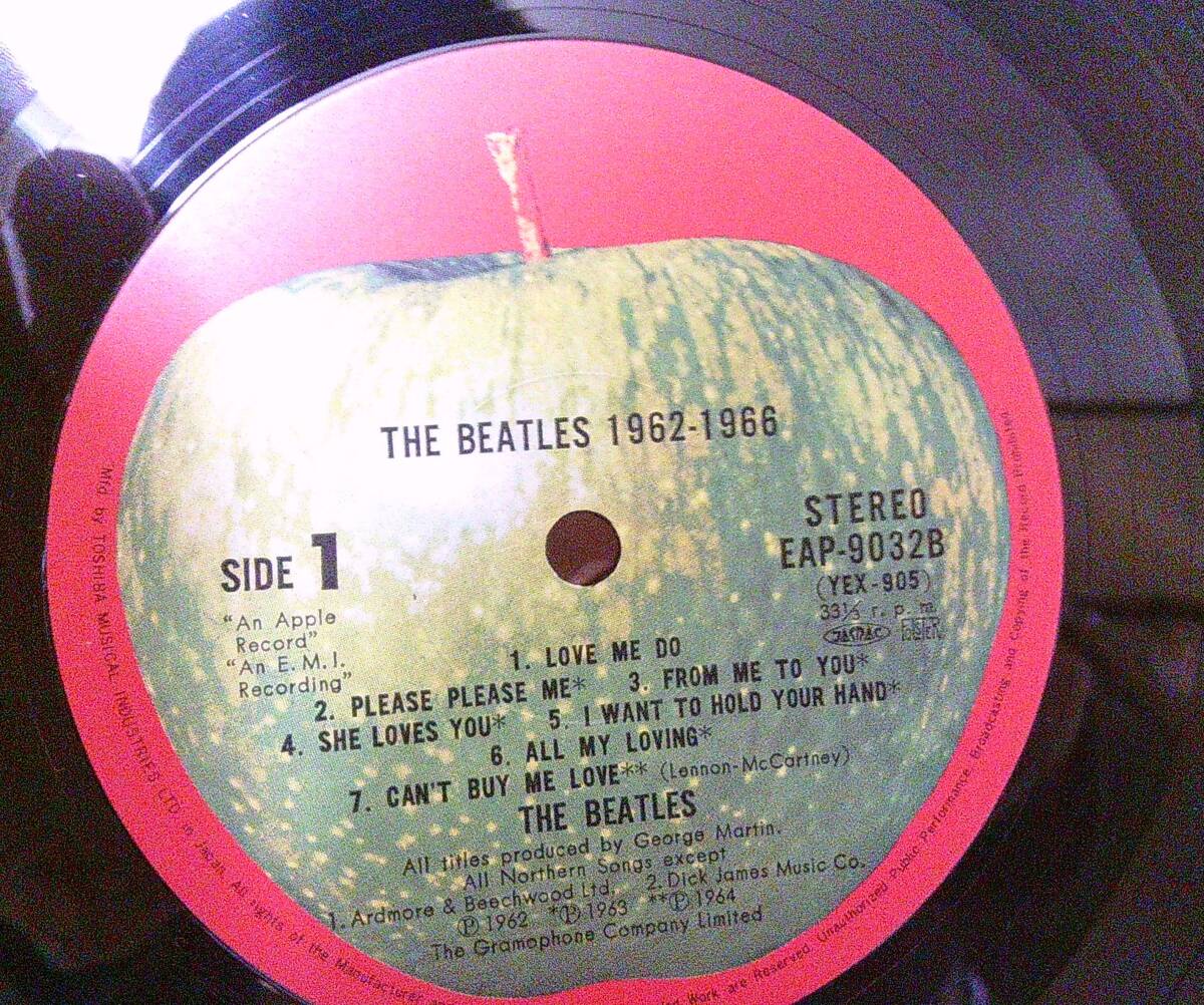 ◆B-181　The Beatles(ビートルズ)「1962-1966」LP　　EAP-9032B_画像3