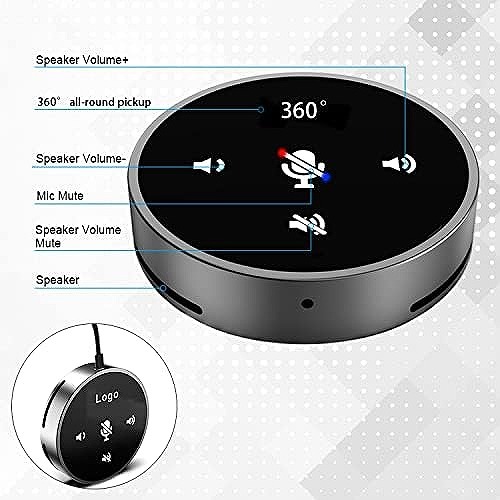 【新品】eppfun USB接続 マイク スピーカー SK002 Bluetooth v5.0対応 Web会議 リモートワーク ミュートボタン 360度 全指向性_画像2