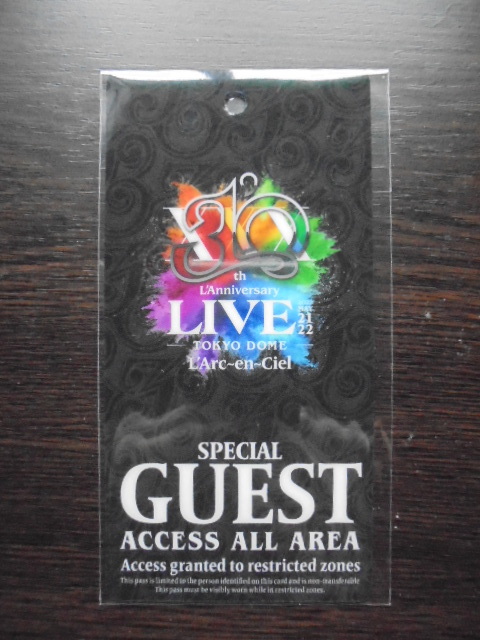 L'Arc〜en〜Ciel 30th L'Anniversary LIVE　完全生産限定盤　早期予約特典　コットン巾着・ラミネートパス付き　未開封_画像5