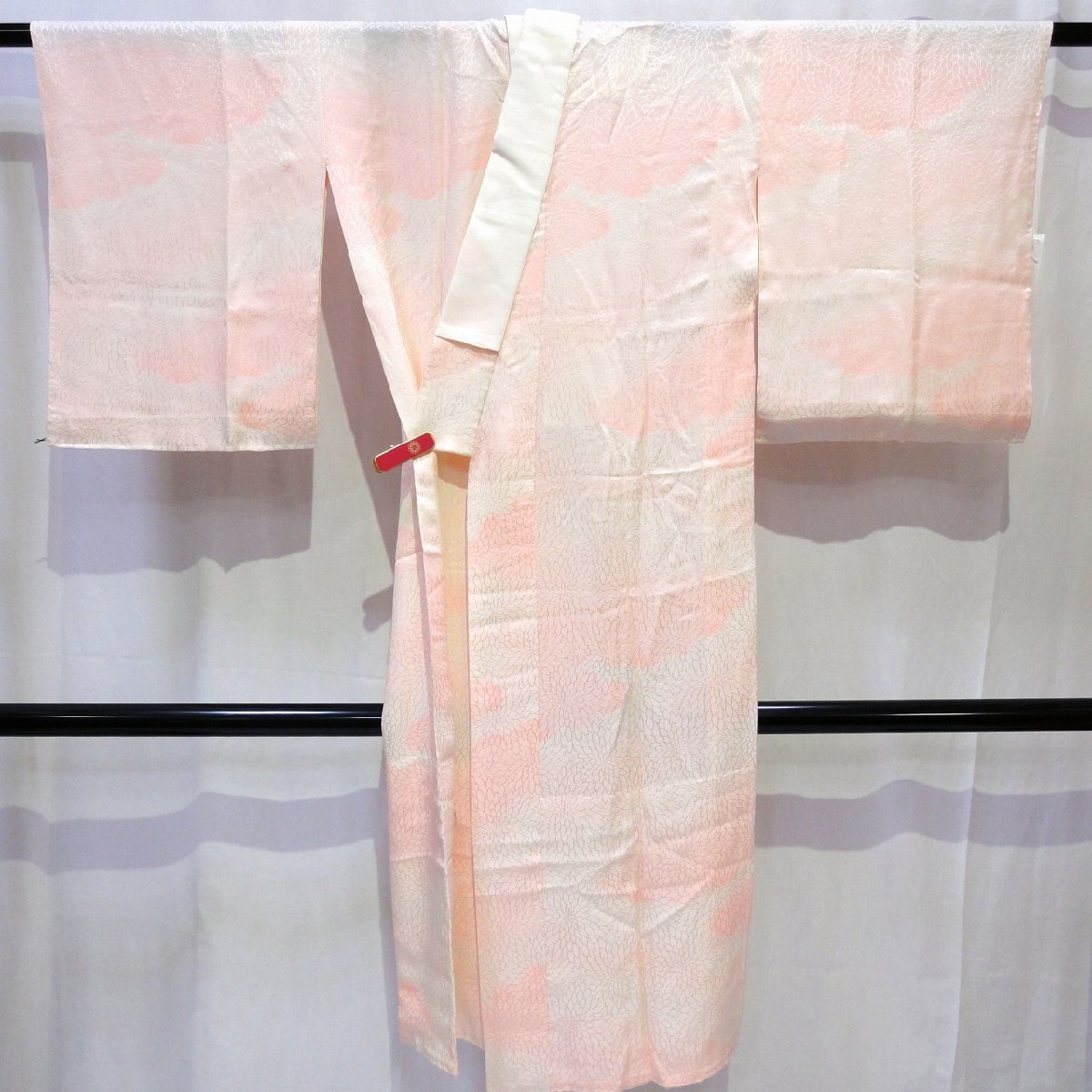 正絹・襦袢・着物・菊・No.200701-0396・梱包サイズ60