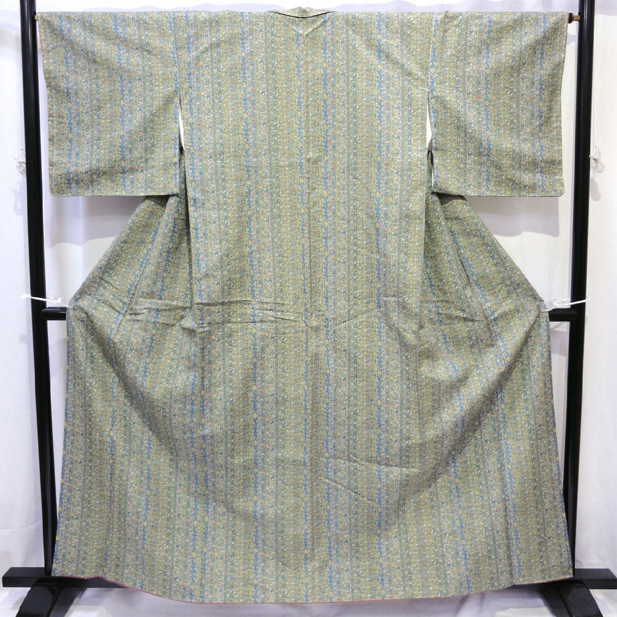 正絹・紬・着物・小紋柄・No.200701-0381・梱包サイズ60