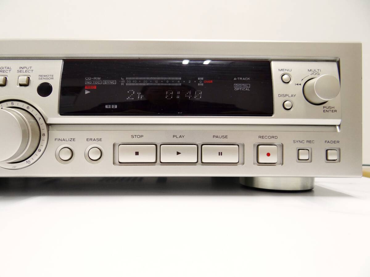 【高音質】TEAC ティアック CDレコーダー RW-800 録音時間僅か 取扱説明書付 録再可_画像4