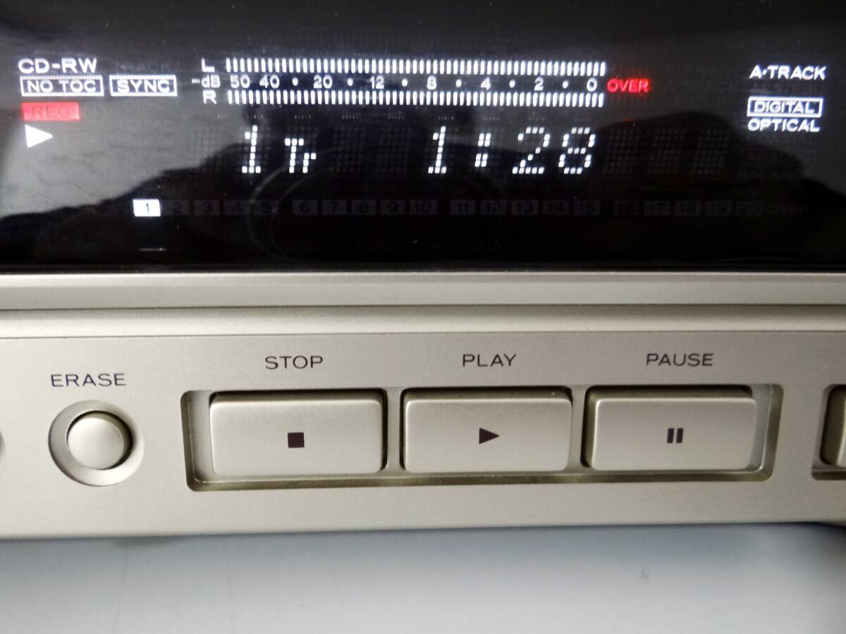 【高音質】TEAC ティアック CDレコーダー RW-800 録音時間僅か 取扱説明書付 録再可_画像5