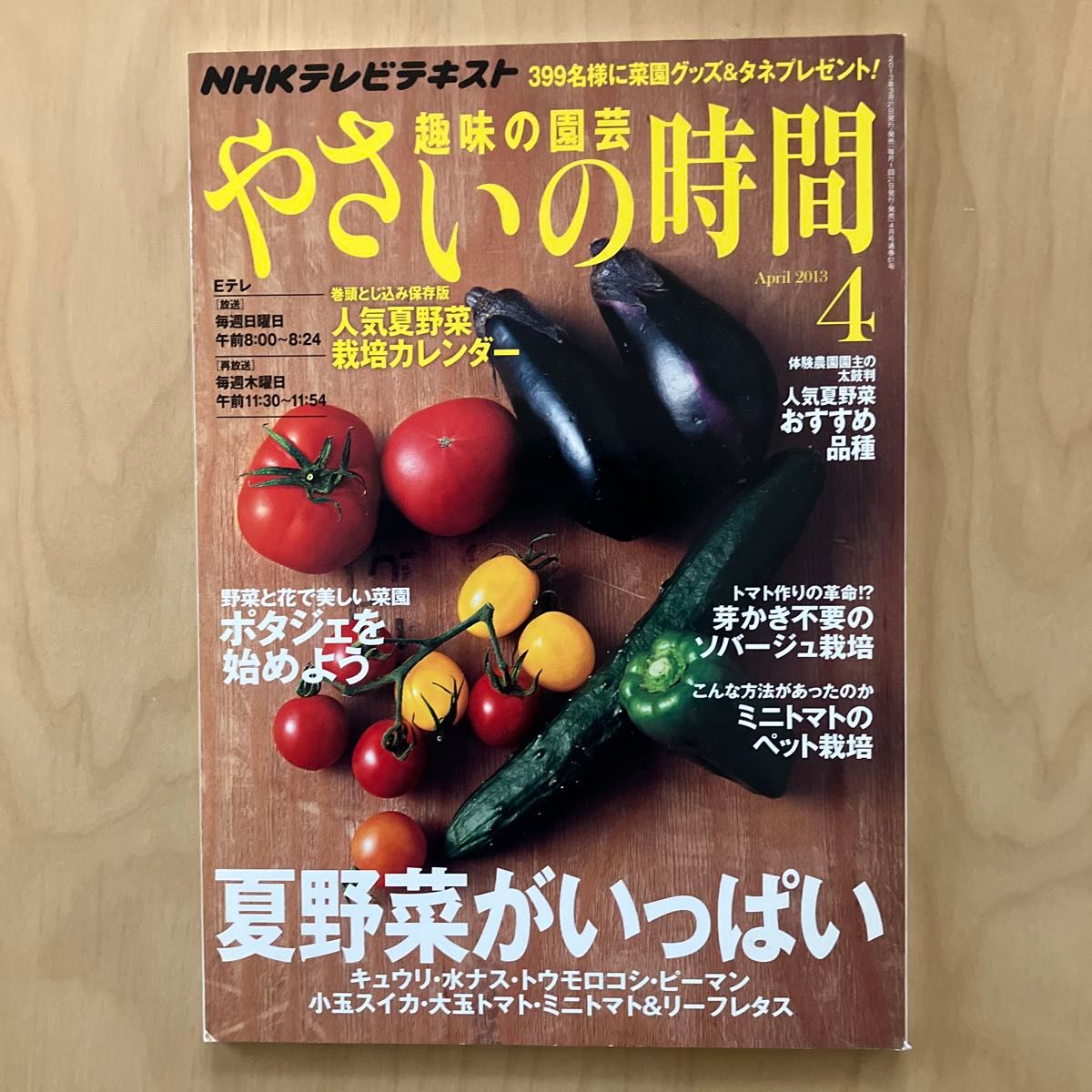 NHKテレビテキスト 趣味の園芸 やさいの時間　4月号セット　2013、2014 NHK出版