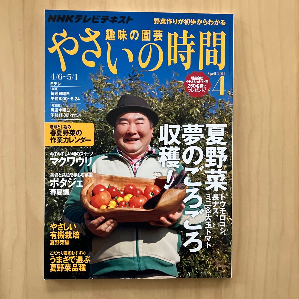 NHKテレビテキスト 趣味の園芸 やさいの時間　4月号セット　2013、2014 NHK出版