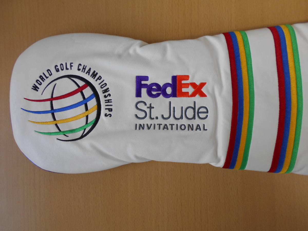 ■PGA TOUR　WGC　FedEx　St.Jude招待　ドライバー用　ホワイト　新品■_画像3