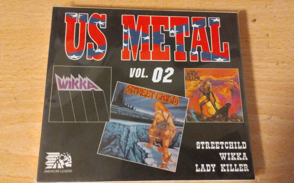 【Street Child / Wikka / Lady Killer】V.A. / US METAL Vol. 02 スリムケース入りCD。の画像1