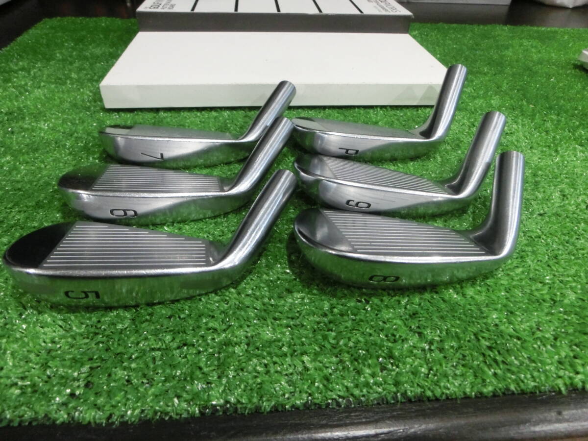 ☆スリクソン SRIXON ZTX FORGED アイアンヘッド 5-PWの6個 ランクC 打感操作性良く許容性も兼ね備えたZ-TXフォージドアイアン F-51_画像4