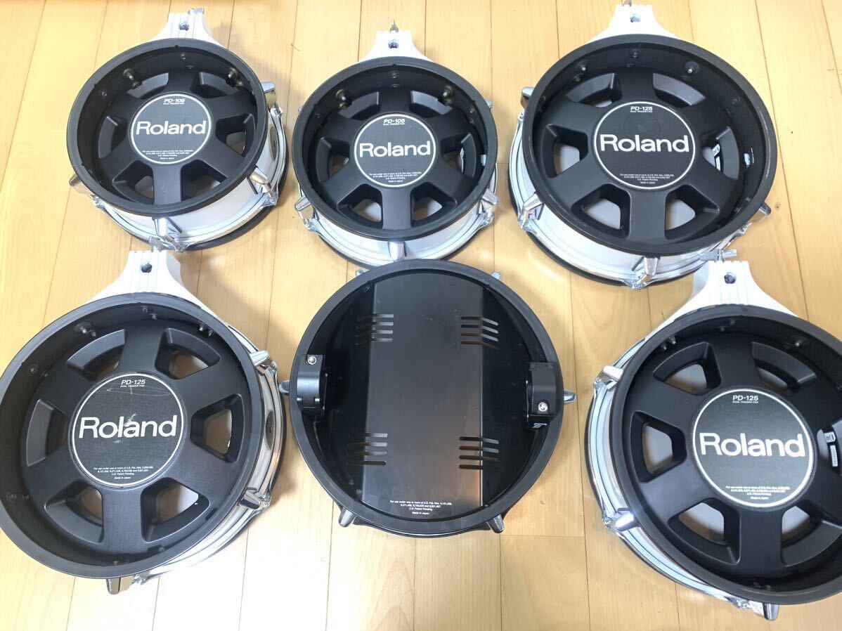 【直接お引き取り大歓迎】Roland ローランド V-Drums 電子ドラム セット モジュール TD-20 KD-120 PD-125 PD-105 バス スネア シンバル KD_画像7