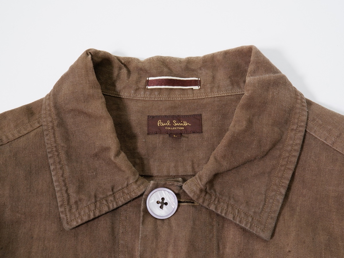 Paul Smith Collection/ポールスミス コレクション タイダイ染めリネン カラフルボタンシャツジャケット [MJKA74366]_画像3
