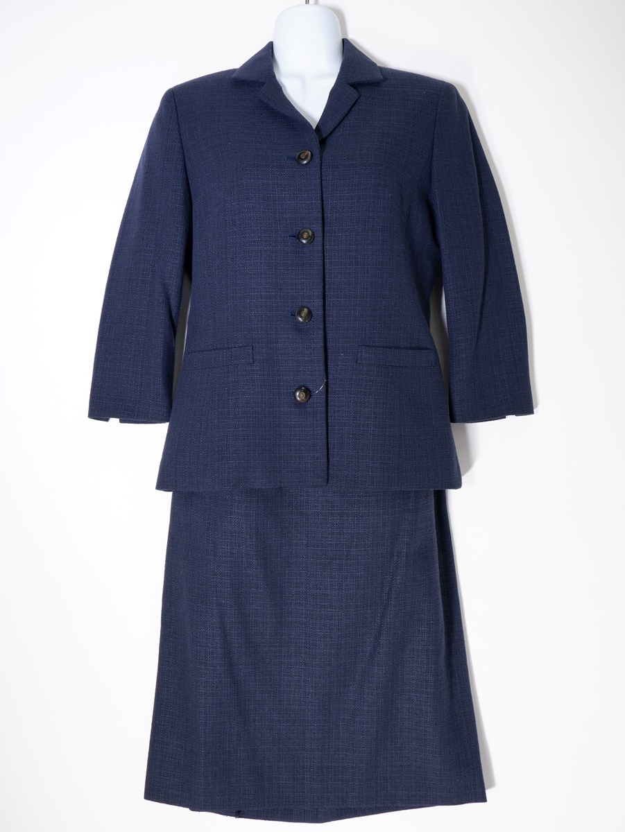 BURBERRY LONDON Burberry London silk wool summer tweed setup suit jacket skirt [LSTA73058]