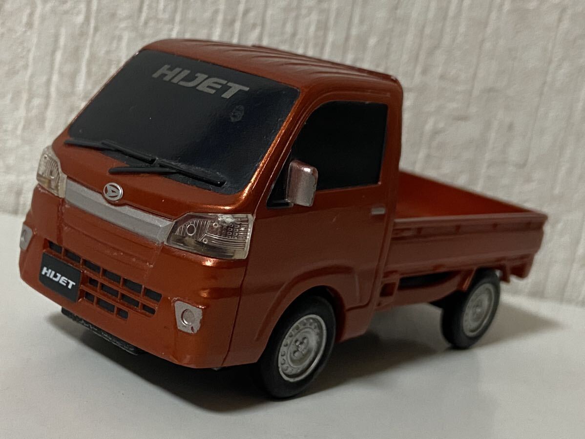 ダイハツ ハイゼット トラック トニコオレンジメタリック プルバックカー カラーサンプル DAIHATSU HIJET TRACK 軽トラ の画像1