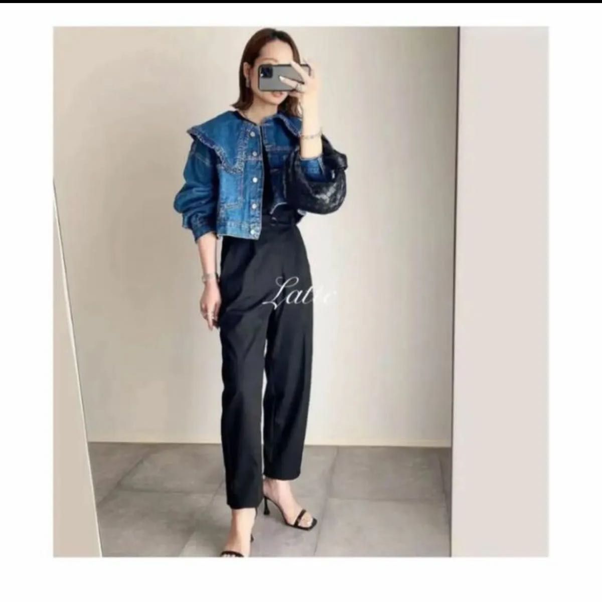 ZARA ピーターパンカラーデニムジャケット S ザラ デニム ZARA ピーターパンカラーデニムジャケット S ザラ デニム