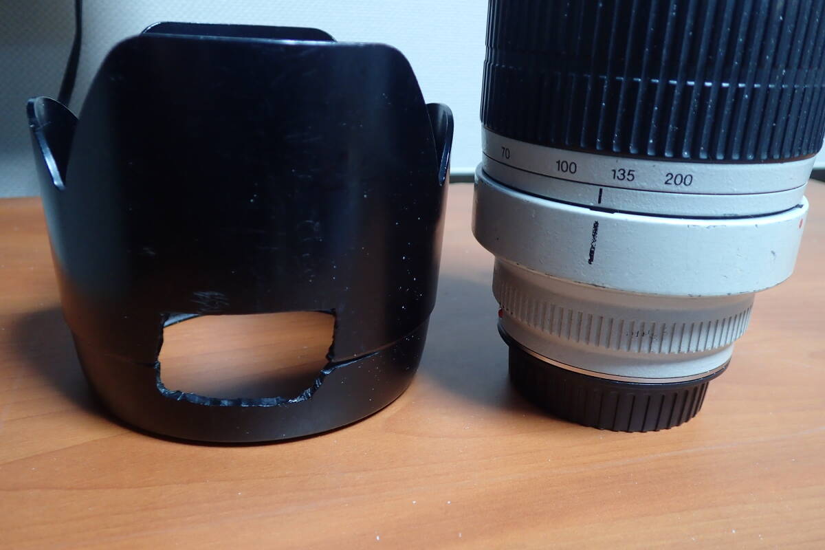中古品　キヤノン　レンズ　CANON EF 70-200mm F2.8_穴あけ加工されてます
