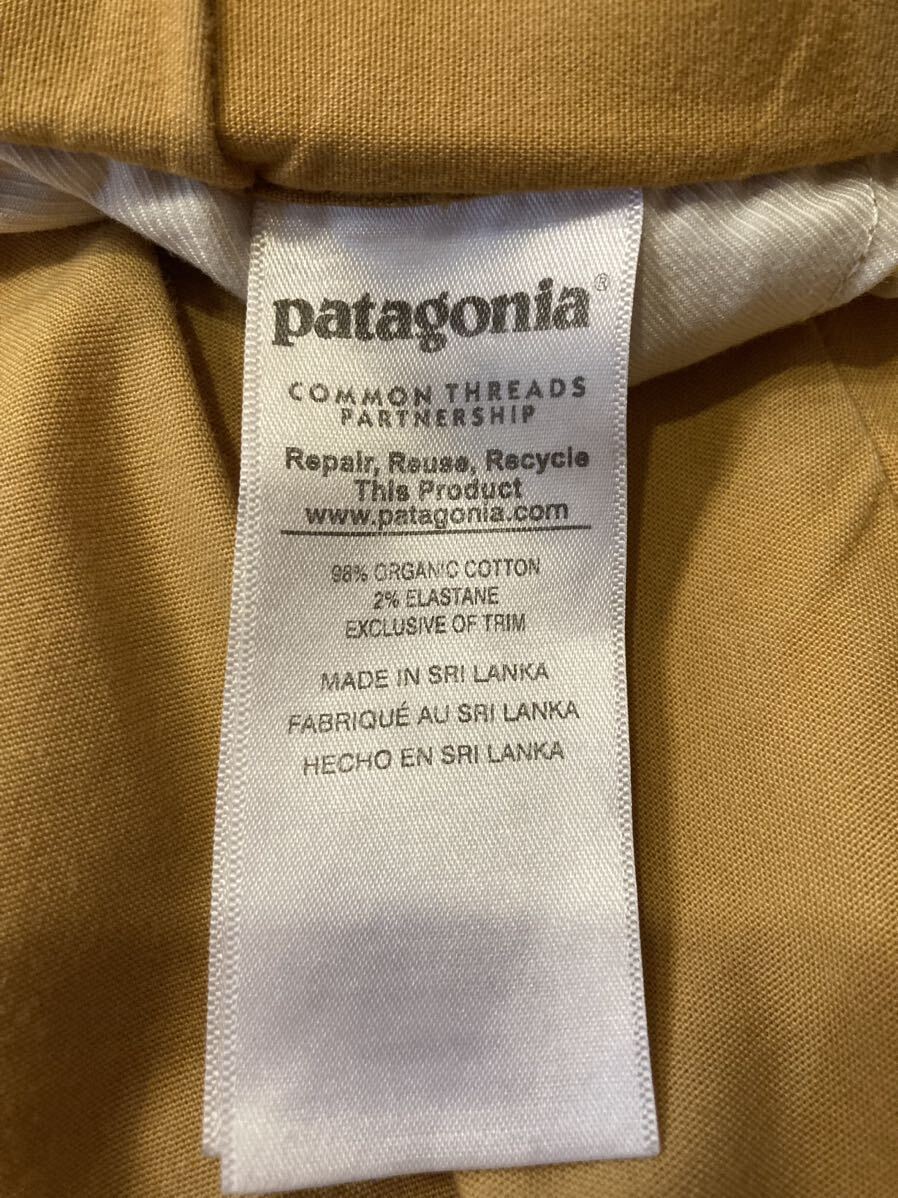パタゴニア Patagonia オーガニックコットン パンツ ベージュ S の画像7