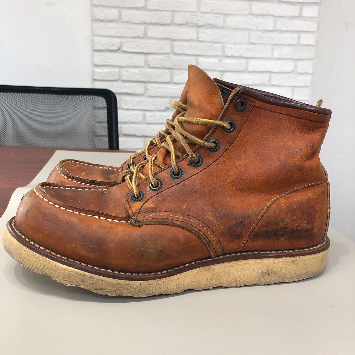 REDWING レッドウィング アイリッシュセッター ブラウン ブーツ レザー 7ハーフE 58359 メンズシューズ_画像1