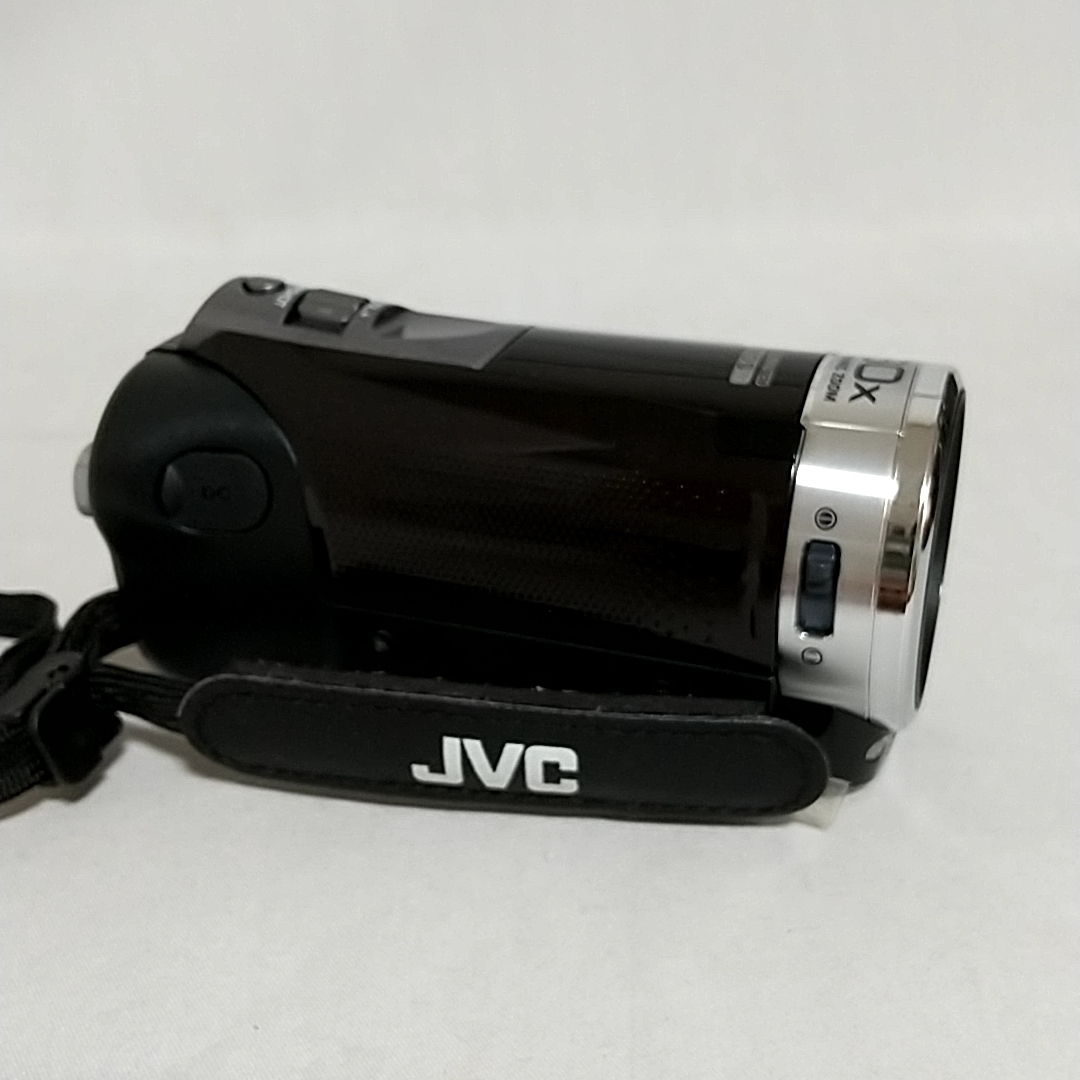 【未使用に近い】SONY ソニー JVC ビデオカメラ GZ-E345-T 内蔵メモリー16GB 60倍ダイナミックズーム_画像4