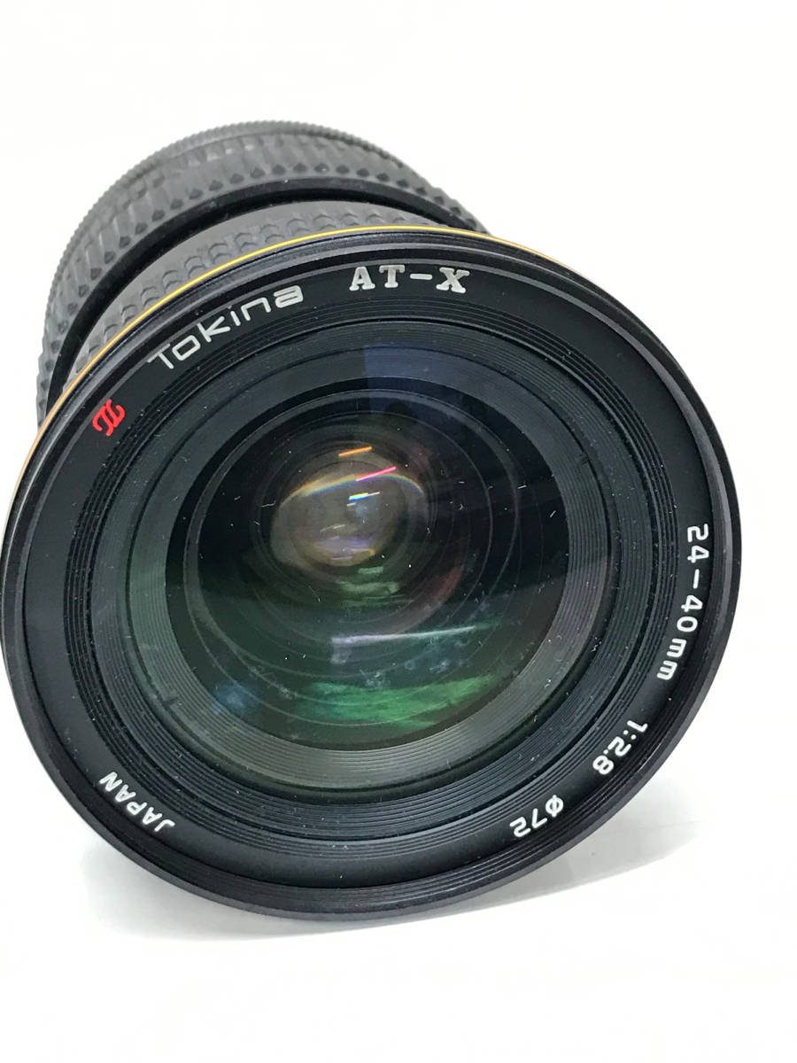 ★ジャンク品★ Tokinaトキナー AT-X SD 80-200mm 1:2.8 Φ77/AT-X AF 24-40mm 1:2.8 Φ72 カメラレンズ ２点_画像2