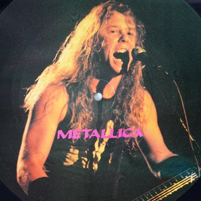 Metallica Limited Edition Picture Disc UK盤 シェイプ TTS 1007 ロック_画像6