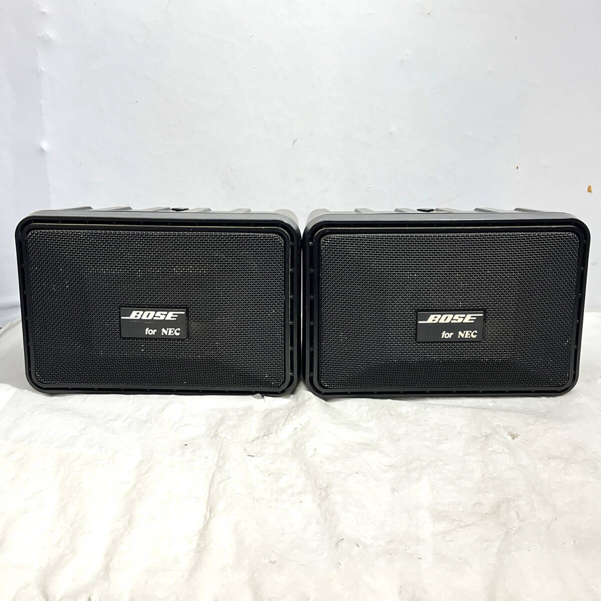 (志木)【動作品】BOSE/ボーズ for NEC スピーカーシステム S-101MM 2台セット SN:J690134 連番 オーディオ 音響 機材 ペア フルレンジ (o)_画像2