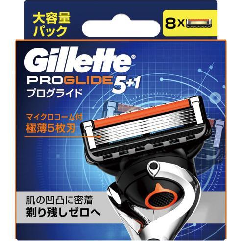 在2(志木)【新品 送料無料】Gillette/ジレット プログライド5+1 替刃8個入り 大容量パック 剃刀 ボディケア_画像1