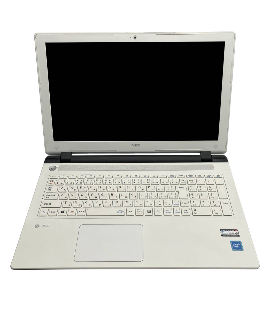 NEC Lavie NS100/D　／PC-NS100D1Wノートパソコン/5世代Intel CPU/爆速SSD/8GBメモリー/カメラ/ブルートゥース/DVDマルチ/15.6インチ/_画像2