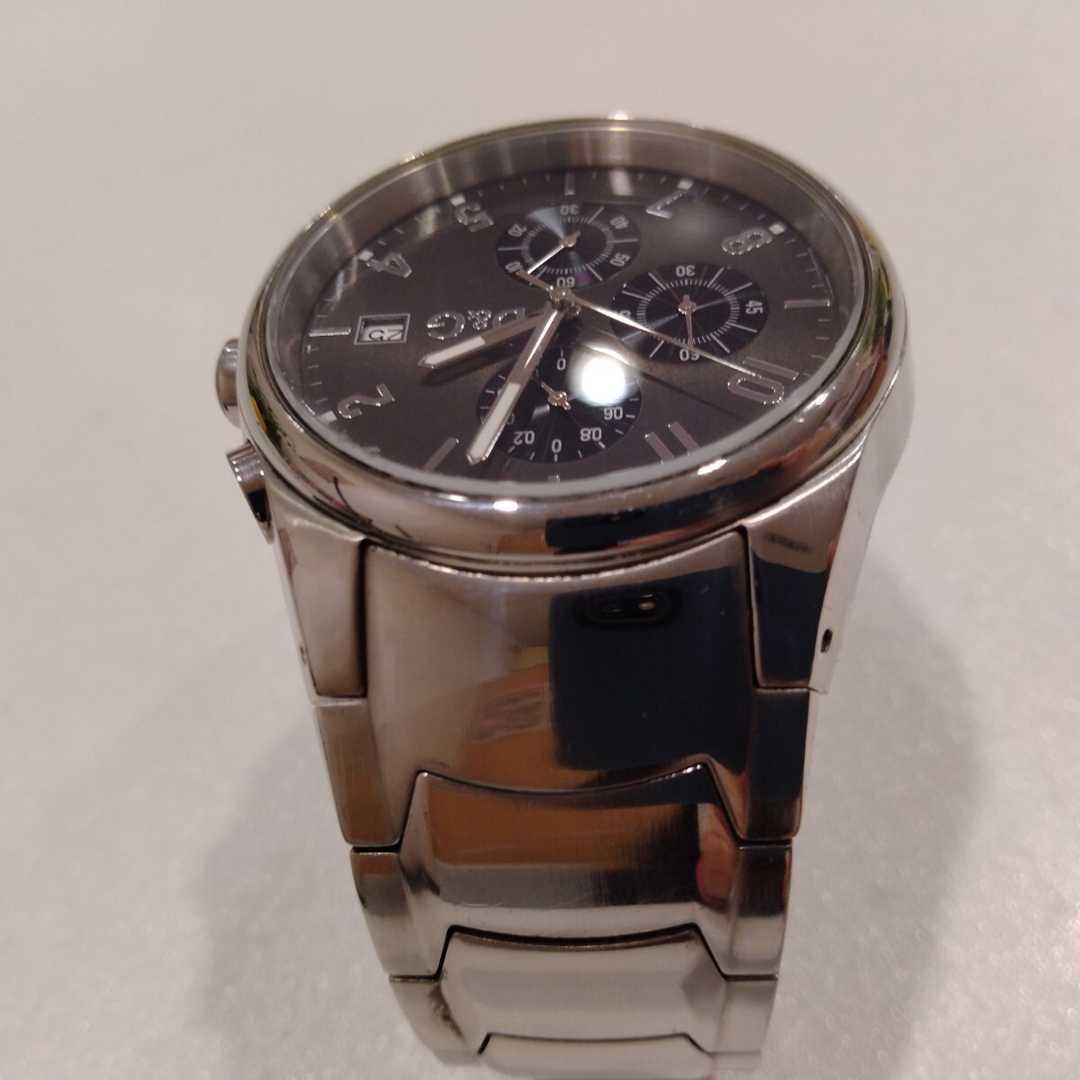M03087 D&G  ドルチェアンドガッバーナ サンドハイパー  腕時計  クロノグラフ  メンズ 稼働品の画像5